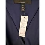 White House | Black Market NEW WHBM Dress Medium Blue Polyester Spandex Slit Back Photo 4