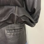 Modern Essentials Black Leather Jacket w Contrast Stitching Size M Size M Photo 1