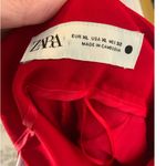 ZARA  Wide leg pleated Red pants size XL Photo 2