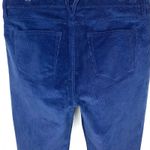 Vineyard Vines Women Straight Crop Corduroy Pants Raw Hem High Rise Blue Size 31 Photo 6