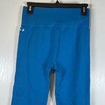 Superdry  Seamless Turquoise Teal Athletic Gym Leggings Size 12 EUC #5737 Photo 2