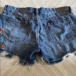 BLANK NYC  Distressed Denim Shorts with Flowers Photo 7