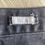 Brandy Melville  Women's Black Patch Pocket Snap Button Jean Mini Skirt Size 27 Photo 8