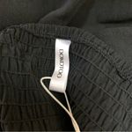 Dokotoo Black Tie Front Flutter Sleeve Mini Dress S Boho Cottagecore Festival Photo 5