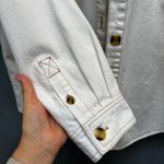 ASOS  Western Style Off White Denim Shacket 6 Photo 6