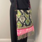 Mudd  Bohemian Crossbody Bag Adjustable‎ Strap Colorful Fringes Photo 2