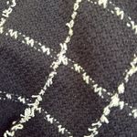 St. John New! Eyelash Tweed Windowpane Skirt Black Sz 6 $595 Photo 6