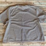 BB Dakota Sparkly Blue/White Striped Swing shirt Photo 3