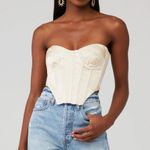 Bardot NWT Eva Bustier in Champagne Photo 6