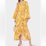 ACLER Gallion Floral Dress In Yellow 4 Photo 6