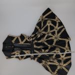 Barok Paris NJ Couture Black & Gold Scuba Material Sleeveless Dress NWT Photo 10