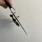 WA Studios Teardrop Crystal Drop Art Deco Earrings Silver Photo 2