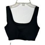 Madewell NWT MWL Flex Square-Neck Sports Bra Black Size XS Photo 6