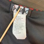 MSK Y2K Red Black Animal Print Blouse Large Ruffle Sheer Flutter Sleeve USA READ Photo 3