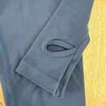 Second Left Workout Set Bralette Long Sleeve and Leggings Size XS Blueish Gray Blue Photo 4