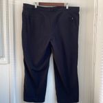 Banana Republic Women’s Black Ponte Knit Ankle Trouser Pants Pockets Stretch 18 Photo 3