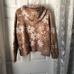 LA Hearts PACSUN  Holly Printed Hoodie cotton blend women size M front pocket Photo 7