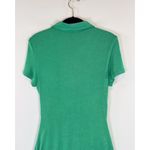 With Jean Dress Green Alexa Mini Bodycon Ruched Shirtdress Casual Y2K Medium Photo 9