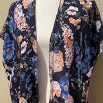 Floral Patterned Kimono Blue Size undefined Photo 1
