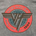 Van Halen World Tour 1984 Rock Band Mineral Wash T-Shirt Size Large Photo 2