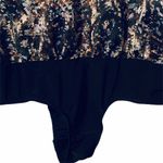 ASTR  The Label Yvette Sequin‎ Print Bodysuit NWT Large Photo 10