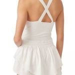 Free People Movement FP Movement White Ribbed Prima Shortsie  Photo 1