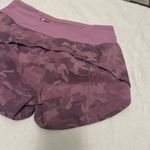 Lululemon  Speed Up Short Long *4" Incognito Camo Pink Taupe Multi  Size 4 Tall Photo 5