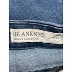 BLANK NYC  Women's Blue Dark Wash Low Waist Slim Skinny Denim Jeans Pants Size 27 Photo 2