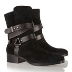 Pour La Victoire Riley suede moto boots in black sz 7 Photo 0