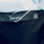 Simplee Apparel Simplee Black Spaghetti Strap Cami Plus Top Shirt New 2XL Photo 4