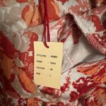 Raga  Anthropologie maxi hi lo floral reds ruffle hem large l boho Photo 1