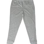 Lauren Ralph Lauren Women's Striped Sleep Sweatpants in Gray, Size XL Gray Photo 0