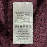 We The Free Waffle Knit Top Womens M Purple Cowl Neck Long Sleeve Slouchy Cozy Photo 5