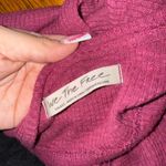 Free People Give A Little Tee Thermal Fairytale Magenta NWOT Small Photo 3