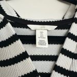 H&M  Black and White Striped Sweater Photo 1