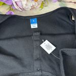 Old Navy NWT Black  Waffle Knit Crop Top Photo 9
