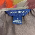 Banana Republic ‎ Womens Size 8 Dress Orange Purple Western Chiffon Boho Peasant Photo 3