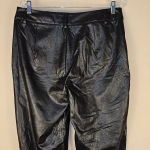 Commando NWT‎  Womens Black Faux Leather 7/8 Trouser Pants Large Photo 3