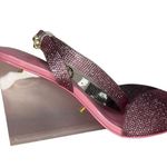 She Is Cheval “Did My Heart Love, ‘Til Now?” Limited Edition Sparkle Pink Wedge Size 10 Photo 3