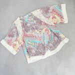 Dress Barn  Paisley Boho Sheer Kimono Cardigan Topper XL Sheer Chiffon Lace Photo 11