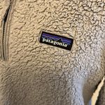 Patagonia Worn Wear Gray Fleece Quarter Zip Pullover Photo 4