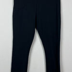 American Giant Pants Womens 4 Black No BS Kick Flare Crop Pull On Ponte Knit Photo 0