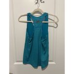 Smartwool Charley Harper  Racerback Women's Tank Medium Blue Geometric 100% Wool Photo 1