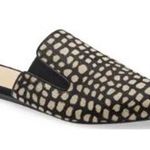 Jenni Kayne NWOB  Genuine Calf Hair Mule in Black Honey Giraffe Slip On Size 36 Photo 1