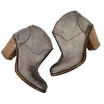 Lucky Brand Bronze Metallic Leather Booties Sz 7 Photo 0