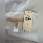 Hutch NWT‎  Savannah White Seersucker Bow Front Wide Leg Jumpsuit Size 10 Photo 6