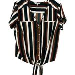 Mileage  Women's Crop Tie Top Photo 0