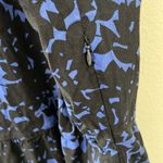Gap  Blue and Black Floral Pocket Dress | Extra Large Photo 3