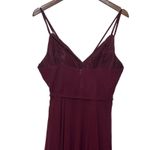 Marchesa Notte Valentia Gown Women’s Size 8 Burgundy A Photo 5