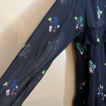 Cynthia Rowley  floral black dress 6 Photo 4